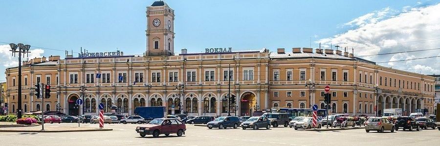 Панорамный вид Московсого жд вокзала