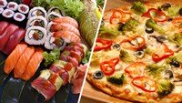 Польза и вкус пиццы и суши